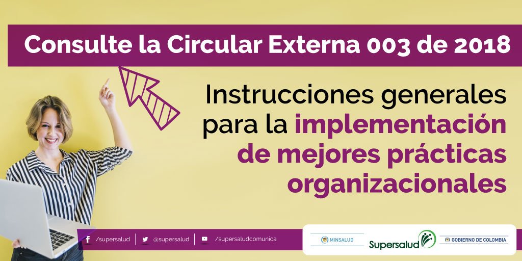 La SuperSalud impartió instrucciones para la implementación de mejores prácticas organizacionales