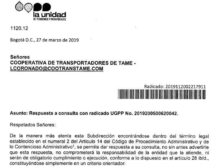 Están Exoneradas las Cooperativas del pago de Aportes Parafiscales?